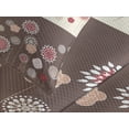 thumbnail image 4 of Ambesonne Floral Quilted Bedspread Set 3 Pcs, Spring Blossoms, King Size, Umber Beige Ruby, 4 of 5