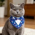 thumbnail image 5 of Memorial Day Saving!4th of July Decorations, Independence Day Pet Party Decorations Formal Pet Bandanas Classic Scarves Dog Neck Scarfs, 5 of 6