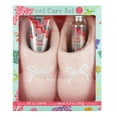 thumbnail image 2 of Foot Care Gift 3 Pieces Set for Women with Fluffy Slippers, Foot Lotion, and Foot Soak-Pink, 2 of 5
