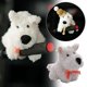 thumbnail image 3 of Lindo cachorro de peluche de West Highland para decorar el coche. Regalo ideal para niñas y decoración del hogar. Material suave y de alta calidad. Fácil instalación para el salpicadero del coche y la, 3 of 5