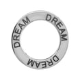thumbnail image 1 of Sterling Silver DREAM Open Circle Disc Pendant, 21mm (13/16 inch) wide, 1 of 1