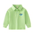thumbnail image 3 of YOUYEDIAN Back to School Boys Polo Shirt Kids Long Sleeve Collared School Uniform Toddler Soft Cotton Shirts, 3 of 5