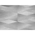 thumbnail image 1 of Ahgly Company Machine Washable Indoor Rectangle Transitional Platinum Silver Gray Area Rugs, 2' x 4', 1 of 7