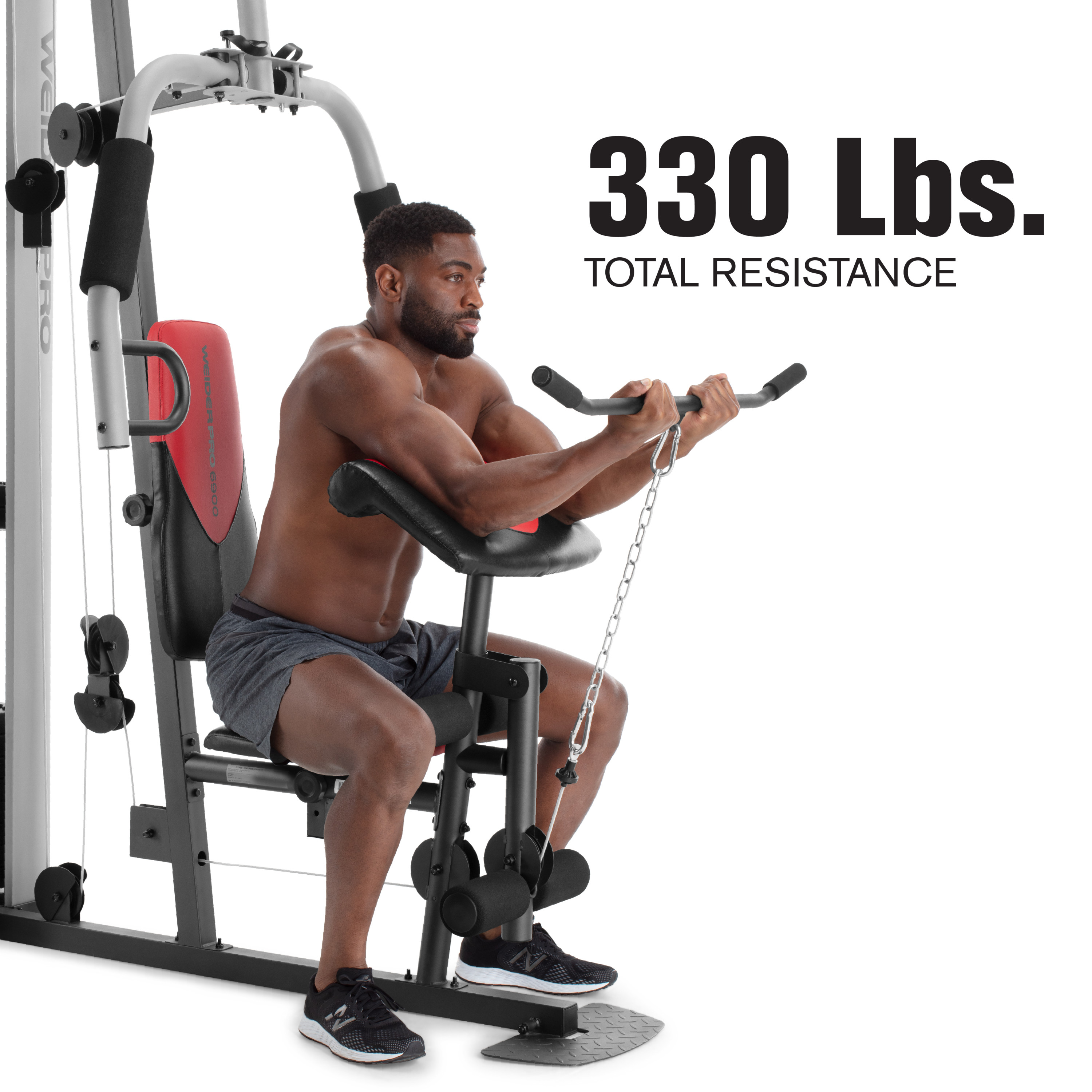 Weider Pro 6900 Home Gym System with 125 Lb. Weight Stack - image 5 of 39