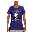 thumbnail image 2 of Wild Bobby, Rest In Peace Ray Liotta Movie Quote Always Wanted to be a Gangster Famous People Womens Graphic T-Shirt, Purple, Small, 2 of 5