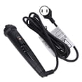 thumbnail image 4 of Rizador de pelo profesional 5 en 1 de 85 W, rizador de pelo de cerámica de calentamiento rápido, varilla de hierro de 100 a 240 V, color negro, precio de EE. UU., 4 of 15