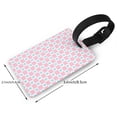 thumbnail image 2 of Sikiie Checkerboard With Snowflake Luggage Tags Privacy Cover ID Label Suitcase Tags Identifiers For School Bags,Suitcases, 2 of 7