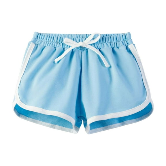 HUITKMM Summer Shorts for Kid Toddler Boy Girls Solid Color Single Piece Short Trousers Pink