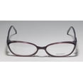 thumbnail image 3 of NEW VERA WANG V102 WOMENS/LADIES DESIGNER FULL-RIM MAUVE / GRAY PLASTIC TEMPLES DURABLE TRENDY FRAME DEMO LENSES 53-16-138 EYEGLASSES/GLASSES, 3 of 9