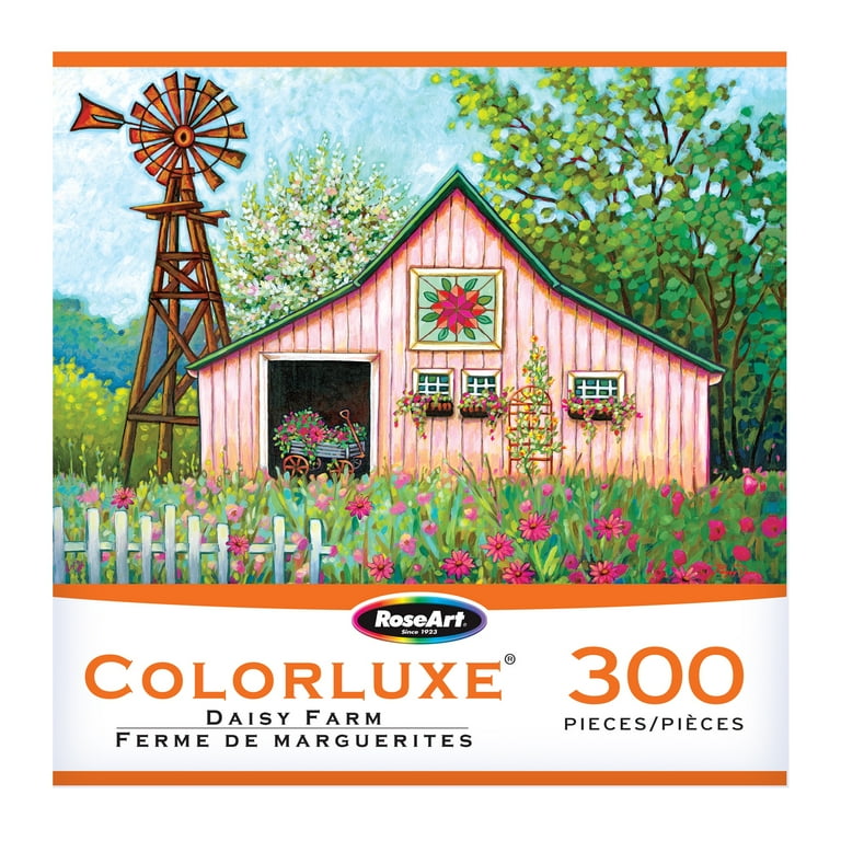 RoseArt Colorluxe 300 Piece Daisy Farm Jigsaw Puzzle - Walmart.com