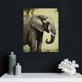 thumbnail image 4 of Nawypu  African Animals Painting Wall Decor Gold Elephant Canvas Wall Art Abstract Wildlife Artwork for Living Room Bedroom Contemporary Home Decoration Ready to Hang, 4 of 4