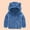 Blue, variant on Baby Outerwear Toddler Baby Winter Jacket Cotton Windproof Warm Winter Coats Cute Hooded Jacket Plush Cute Bear Ears