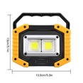 thumbnail image 2 of Advancent 2COB alto brillo LED iluminación proyector linterna impermeable carpas, 2 of 6