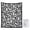 D006- F, variant on Customizable Fleece Throw Bundle, Coloring Blanket for Student, No Mess Coloring for Toddlers, Paint Set for Student, 59X50 Inch Wild Animal Line Art Themed Blanket You Can Color