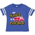 thumbnail image 3 of Inktastic My Auntie is a Firefighter with Fire Truck Boys or Girls Toddler T-Shirt, 3 of 5