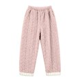 thumbnail image 5 of qelini Cardigan Pajama Set for Women Plus Size V Neck Fleece Lined Long Sleeve Top & Pants 2 Piece Winter Sleepwear Ptint Home Wear, 5 of 5