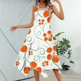 thumbnail image 2 of QHFBli Womens Casual Summer Dress Sleeveless Sundress Hankerchief Hem Midi Tank Dresses Beach Dress with Pockets, 2 of 4