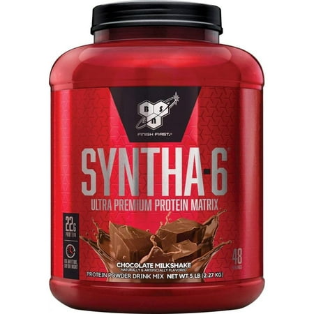 BSN Syntha 6, 22g Protein, Variety of Sizes & (Best On Protein Powder Flavor)