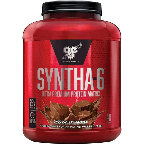 Bsn Syntha 6 Whey Protein Powder Chocolate 5lb Walmart Com Walmart Com