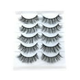 thumbnail image 1 of Pestañas con volumen y ligeras, pares, estilo visón, multipack de pestañas, 10 pares de pestañas postizas de visón, pestañas dramáticas de visón, 8D, 1 of 7