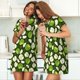 thumbnail image 4 of Balery Green Fruit Camisón de manga corta con cuello redondo para mujer, cómodo y elegante., 4 of 6