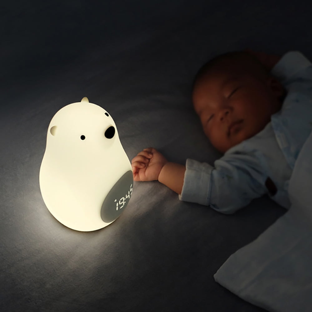 Silicone Lamp Stroller Caution Pram Light Outside Alarm for Babys' Safety Night 
