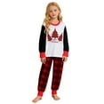 thumbnail image 3 of SonxaHe Toddler Girls Outfit Set Christmas Tree Long Sleeve Top Pants Child Holiday Family Cozy Sleepwear Party Outfits Red,Sized 2-3, 3 of 3