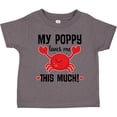 thumbnail image 3 of Inktastic My Poppy Loves Me Grandchild Boys or Girls Toddler T-Shirt, 3 of 5