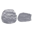 thumbnail image 4 of Funda para silla de computadora, funda para silla de oficina, 2 piezas, protector de muebles a prueba de aceite gris plateado, 4 of 9