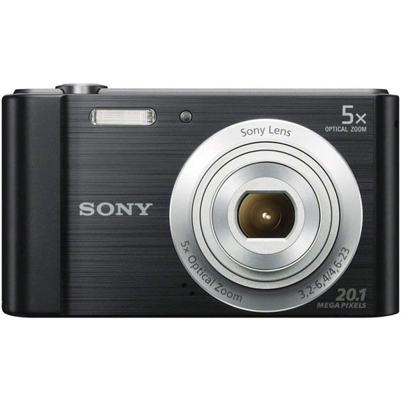 Restored Sony DSCW800/B 20.1 MP Digital Camera (Black) (Refurbished)