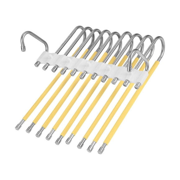 Organizador para Colgar Pantalones Inteprter Almacenamiento y Organización del Hogar Amarillo 33.2x24 cm