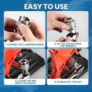 Clearance Multi-Function Universal Socket Wrench Tool - Universal Maintenance Tool, Adjustable Socket Wrench, Universal Socket Tool for 3/8 Drive Ratchet Torque Wrench & Power Drill (1 Pack)