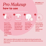 ONYX Professional pro makeup LED Vanity Mirror