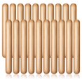 thumbnail image 1 of 20 Pcs Bâtons de Rythme pour Enfants 8 Pouces Bâtons de Musique Lummi Classiques Clavettes en Bois Instrument de Percussion Musical, 20 x Bâton de Rythme, Couleur Bois, 1 of 7