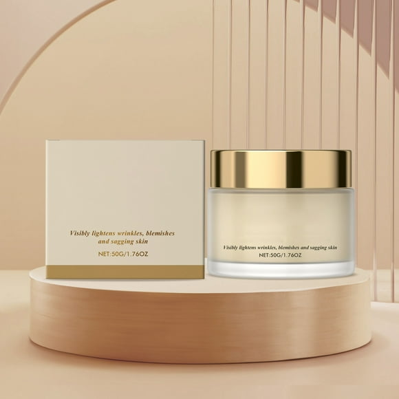 White Anti Wrinkle Face Cream Tightening Moisturizer Firming Face Cream Peptide Cream Collagen Cream Anti Aging Cream For Face Day Night Cream 50G 1.76Oz