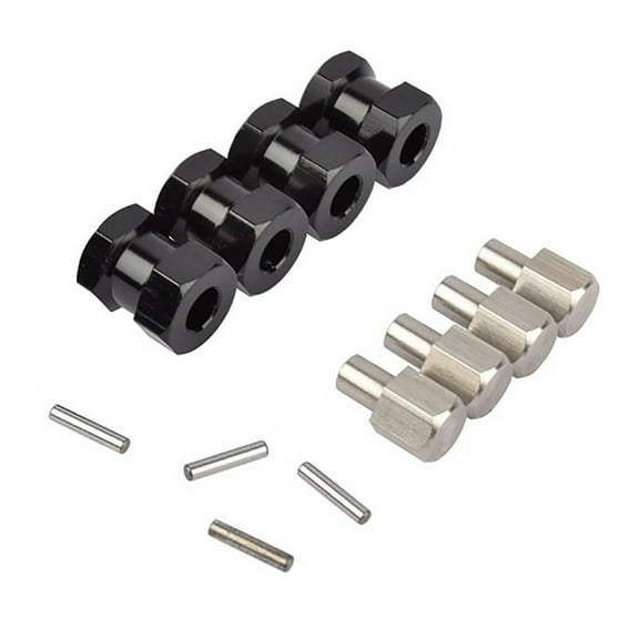 4X 1/10 RC Car Wheel Hub Hex 12mm Extension Adaptor For Axial (SCX10 RC4WD D90 Rock Crawler )
