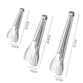 thumbnail image 5 of SPRING PARK Stainless Steel Kitchen Tongs, Easy to clean salad tongs,Cooking Tongs,Heat Resistant,Non-slip Cooking Tongs for Grilling,Frying and Serving Utensils, 5 of 7