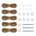 thumbnail image 3 of de reparación de sombra plisada para RV, de reparación artesanal, bujes de cable ligeros, accesorios de reparación de cables de repuesto para sombra plisada de día y noche Marrón DYNWAVEMX Persianas para vehículos recreativos, 3 of 8
