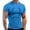 #01-Blue, variant on Short Sleeve Compression Shirt Men Athletic Gym Cool Dry Base Layer Workout Tops Slim Fit Undershirts T-Shirt