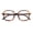 Tortoise, variant on Retro Oversized Square Rounded Reading Glasses - AR Coating - Wide Fitment Reader CR28 +1.25