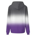 thumbnail image 4 of ChaoHeng Womens Graphic Sweatshirts Free Shiping 50% Off Clear,Women Fashion Retro Loose Casual Long Sleeve Hoodie Sweatshirt Tops Blouse,Purple,XXXXL, 4 of 4