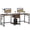 Brown, variant on Fnova 79" Extra Long Double Desk for 2 People, Computer Desk with Drawers & Storage Shelves, Home Office Desk Writing Study Table for Home Office, Study Room, Bedroom, Living Room