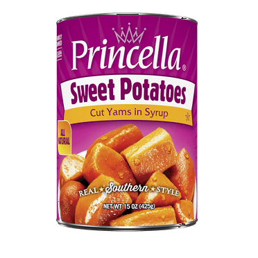 Princella Cut Sweet Potatoes, 15 oz., Can