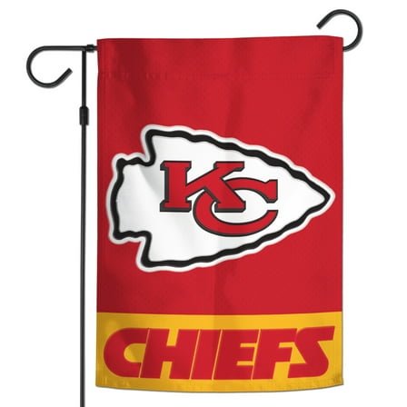 WinCraft Kansas City Chiefs 12" x 18" Applique Garden Flag