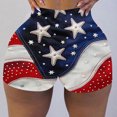 thumbnail image 2 of XIAfhje Shorts For Women Independence Day High-Waisted Womens Shorts Lightweight Shorts Casual Short Pants Comfy Shorts Hot Pants Beach Vacation Shorts Trendy Lounge Clothes, 2 of 6