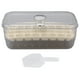 thumbnail image 1 of Ice Cube Tray Square Easy Release Ice Cube Tray Ice Cube Maker Mold with Ice Box Lid Ice Scoop Large Capacity Milk White 1 Layer, 1 of 5