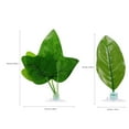 thumbnail image 3 of 8pcs Betta Bed Leaf Hammock Fish Hideout Plastic Plants for Fish Spawning, 3 of 8