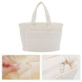 thumbnail image 1 of Bolso Mano Acolchado Hilo Bordar Ropa Algodón Esponjoso Gran Capacidad Un Hombro (Beige), 1 of 10