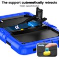 thumbnail image 3 of XYX for Samsung Galaxy Tab A9 Case 8.7 inch, 3in1 Heavy Duty Shockproof Tablet Cover with Stand, Shoulder Strap (2023, SM-X110/X115/X117), Blue, 3 of 7