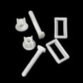 thumbnail image 6 of 1 Pair Toilet for Seat Hinge Bolts Screw Fixing Fitting Kit Toilet for Seat Repa, 6 of 6